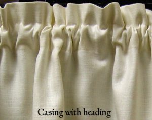 curtain casing example