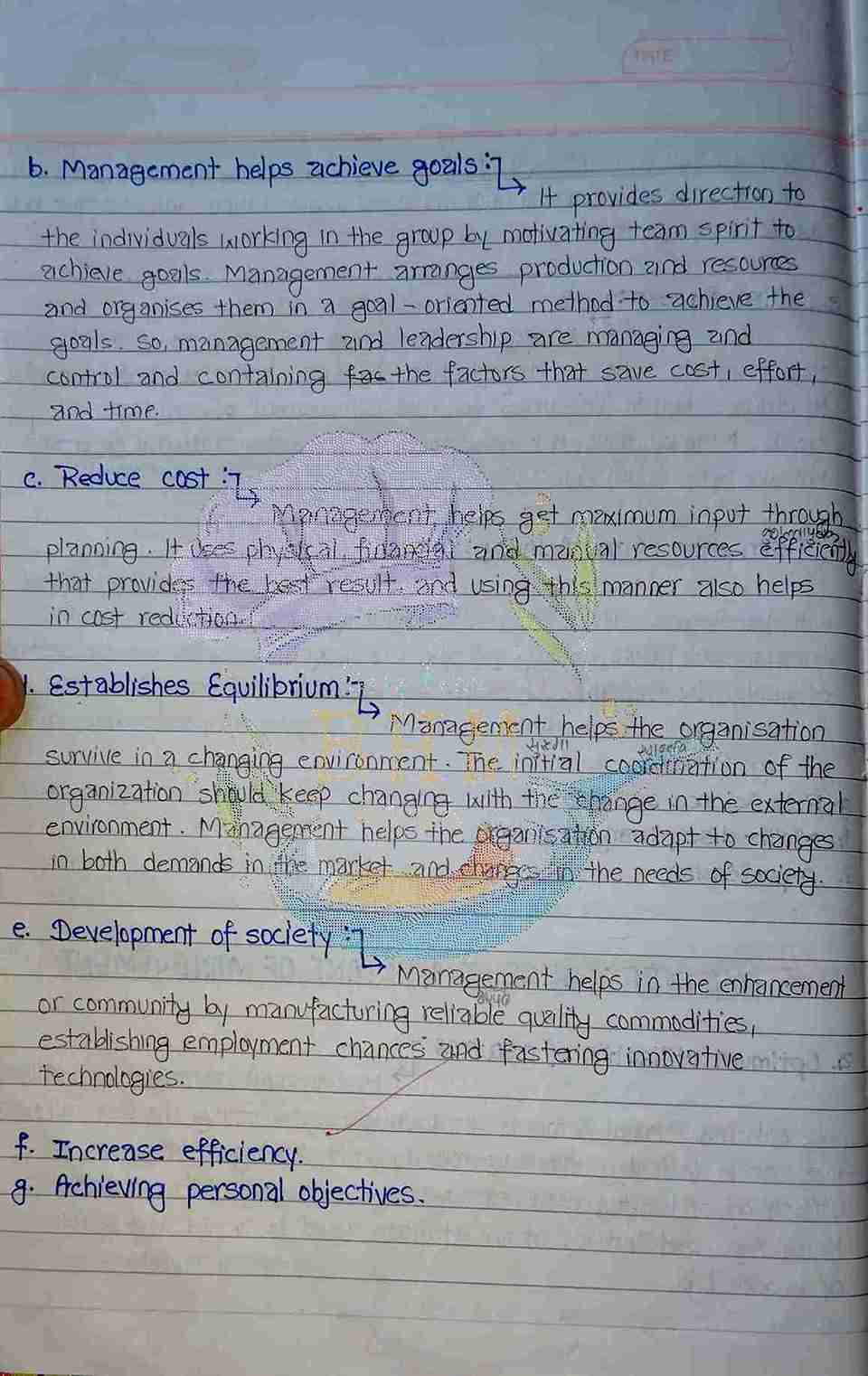 Introduction to Management - POM Study Notes for IHM and BHM