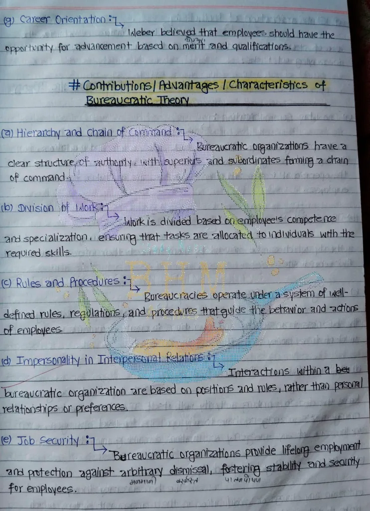 Principle of Management (POM) - Evolution of Management Thoughts Notes 6