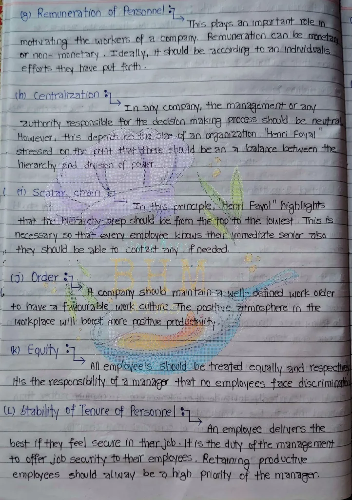 Principle of Management (POM) - Evolution of Management Thoughts Notes 