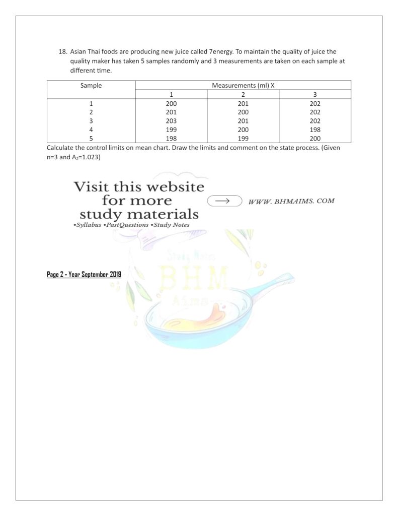 bhm-8th-semester-quality-managementn-2019-past-year-question-paper