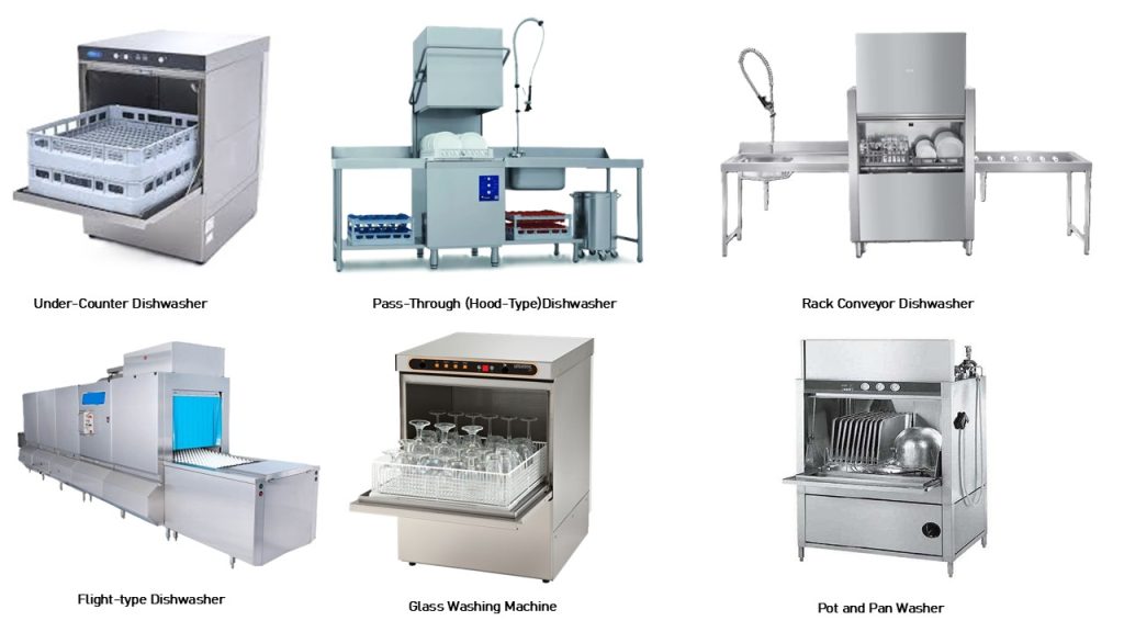 types_of_commercial_dishwasher