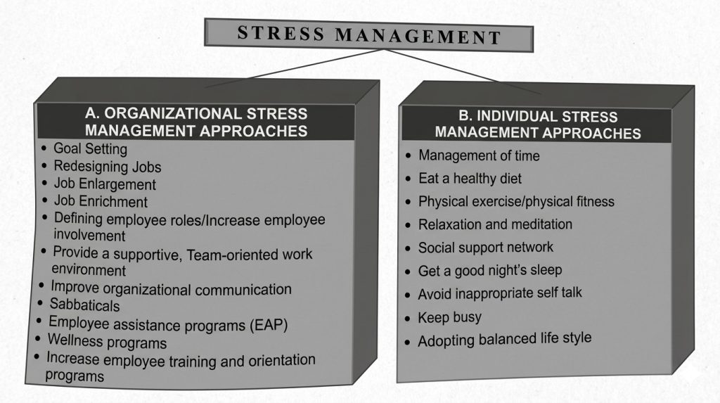 Organizational Stress Management Strategies / Approaches